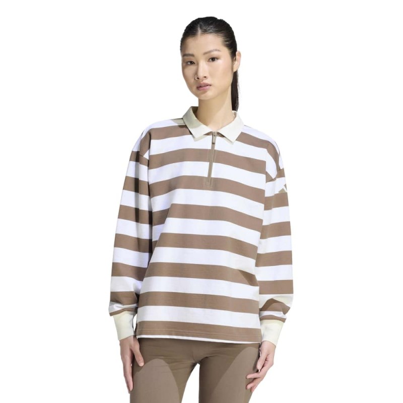 Adidas Essentials Contemporary French Terry Longsleeve Polo (KF6252)