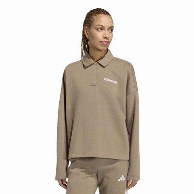 Adidas ESSENTIALS LINEAR FLEECE POLO SWEATSHIRT (KF8385)