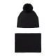 NATH HAT & NECKWARMER SALLY DIVE INTO THE NIGHT (KG07A401X1 BLACK)