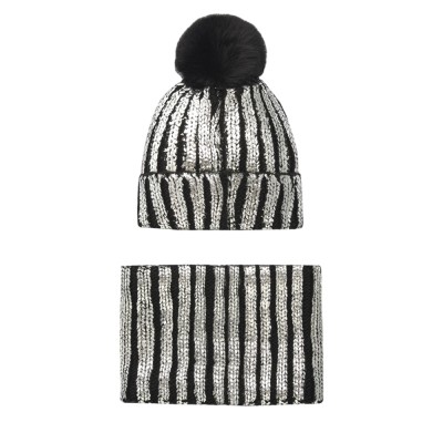 NATH HAT & NECKWARMER BRILLO REBEL DREAMERS (KG07A701X1 BLACK) NATH HAT & NECKWARMER BRILLO REBEL DREAMERS (KG07A701X1 BLACK)