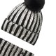 NATH HAT & NECKWARMER BRILLO REBEL DREAMERS (KG07A701X1 BLACK)