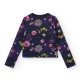 NATH LONG SLEEVE T-SHIRT FLOWERS GALACTIC GARDEN (KG07T601N1 NAVY)