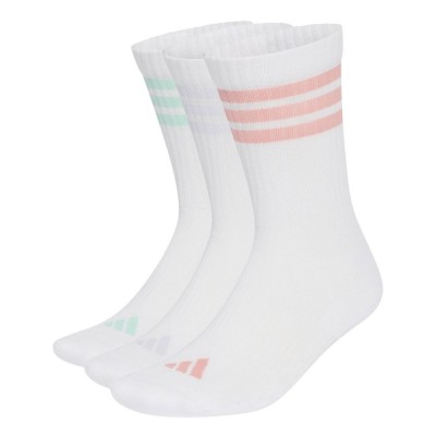 Adidas 3-Stripes Cushioned Crew Socks 3 Pair Pack (KQ6776)