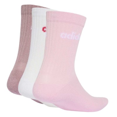 Adidas LINEAR CREW SOCKS CUSHIONED SOCKS 3 PAIR PACK (KQ6799)