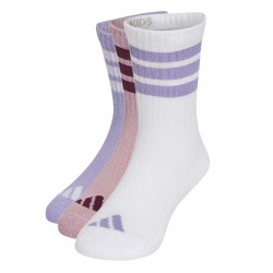 Adidas Kids 3-Stripes Cushioned Crew Socks 3 Pair Pack (KQ9222)