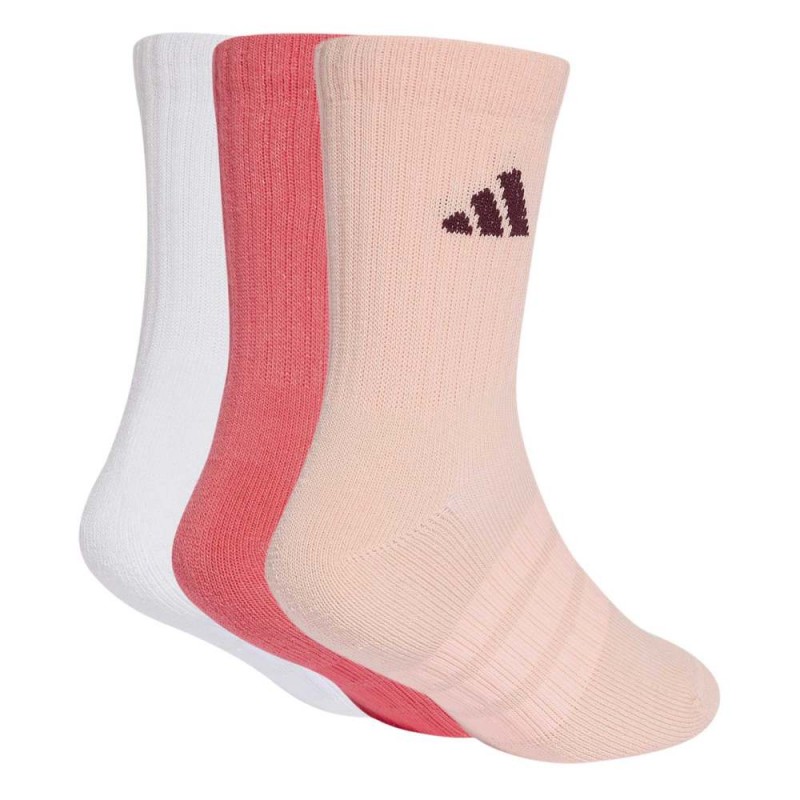 Adidas CUSHIONED SPORTSWEAR CREW SOCKS 3 PAIR PACK (KQ9229)