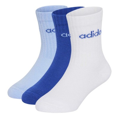 Adidas LINEAR KIDS CREW 3 PAIRS PER PACK SOCKS (KQ9237)