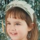 Konges Slojd GLITTER BOW HAIRBRACE (KS101990 SILVER)