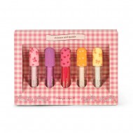 Konges Slojd GLITTER LIP GLOSS 5 PCS DISPLAY 10 PCS (KS102938 MULTI)