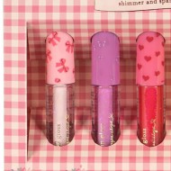 Konges Slojd GLITTER LIP GLOSS 5 PCS DISPLAY 10 PCS (KS102938 MULTI)