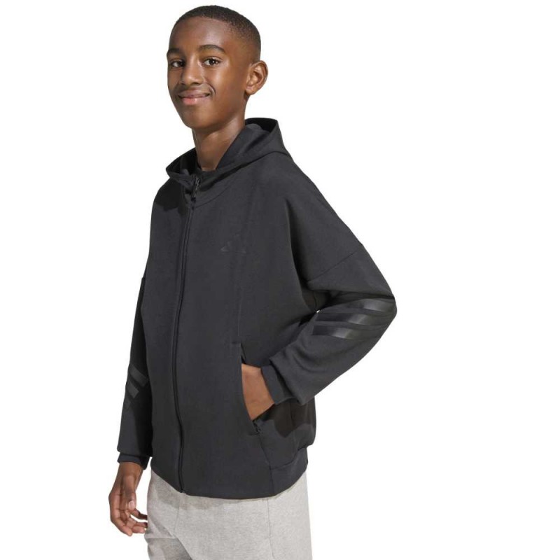 Adidas FUTURE ICONS 3 STRIPES FULL ZIP HOODIE (KS2577)