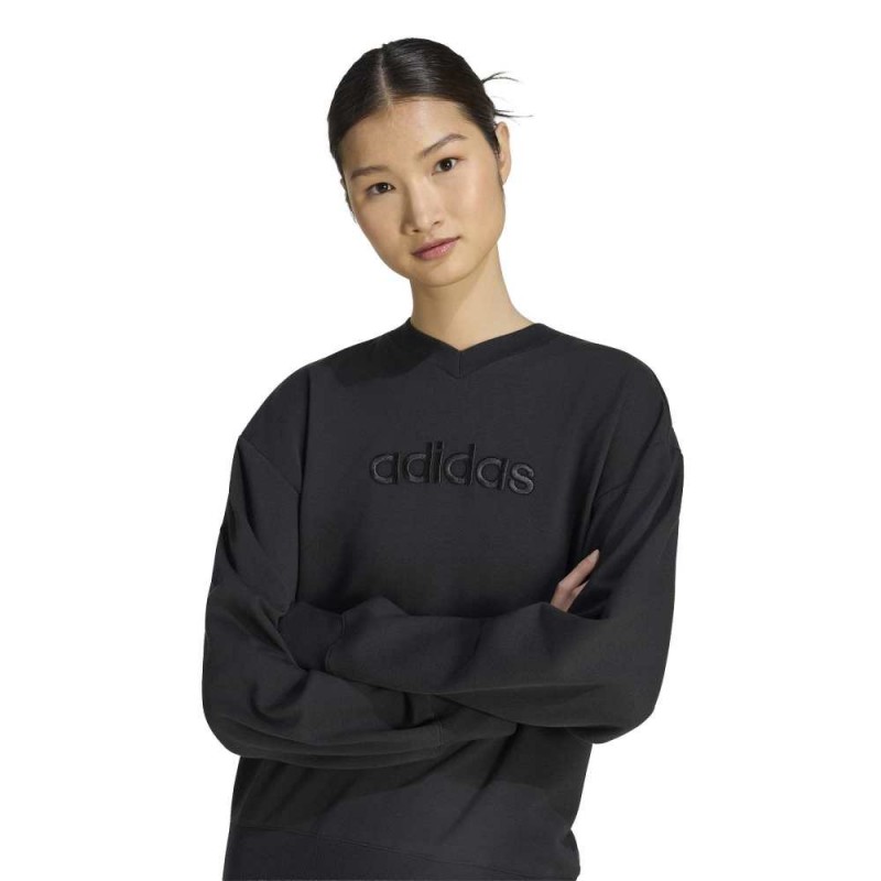 Adidas Seasonal Essentials Satin V-Neck Sweatshirt (KS2800)