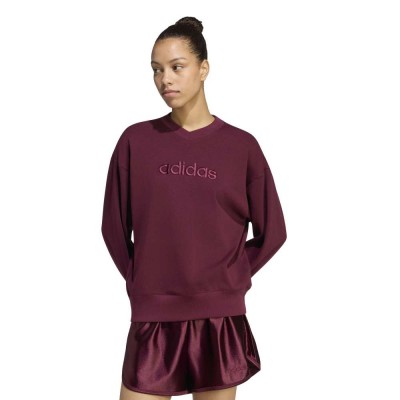 Adidas Seasonal Essentials Satin V-Neck Sweatshirt (KS7925)