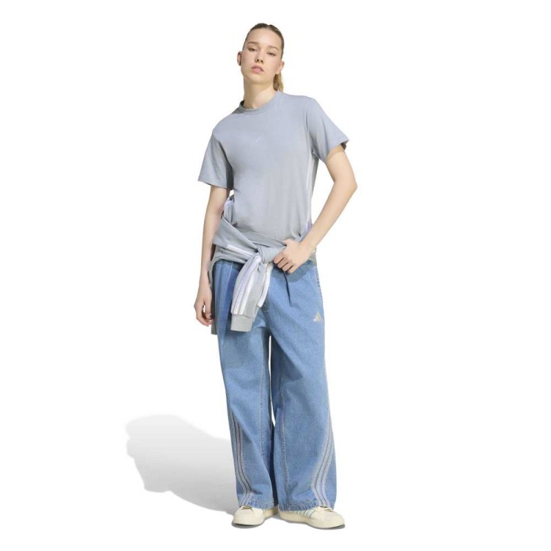 Adidas Stadium Washed Denim Loose Fit Pants (KV0619)