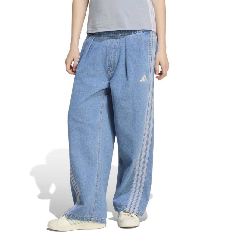Adidas Stadium Washed Denim Loose Fit Pants (KV0619)
