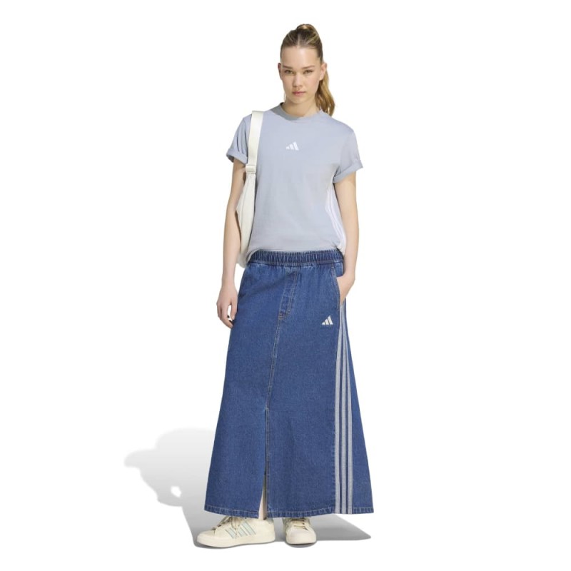 Adidas Stadium Washed Denim Loose Fit Skirt (KV0621)
