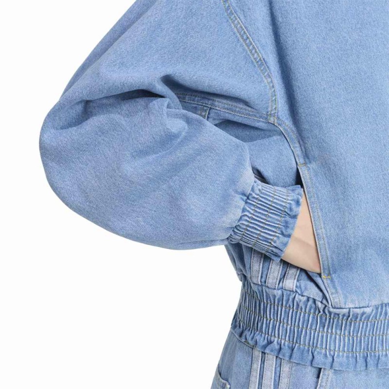 Adidas Stadium Washed Denim Loose Fit Jacket (KV0625)