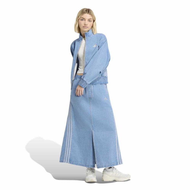 Adidas Stadium Washed Denim Loose Fit Jacket (KV0625)