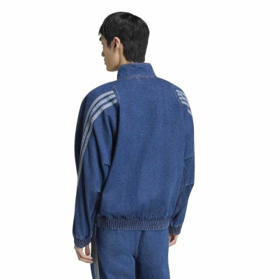 Adidas Stadium Loose Fit Denim Track Jacket (KV8345)
