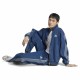 Adidas Stadium Loose Fit Denim Track Jacket (KV8345)
