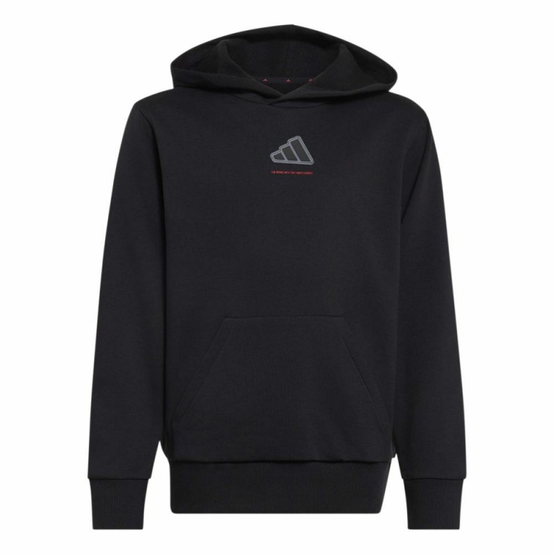 Adidas BOYS SLOGAN FLEECE HOODIE (KX2475)