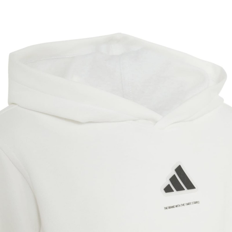 Adidas BOYS SLOGAN FLEECE HOODIE (KX2476)
