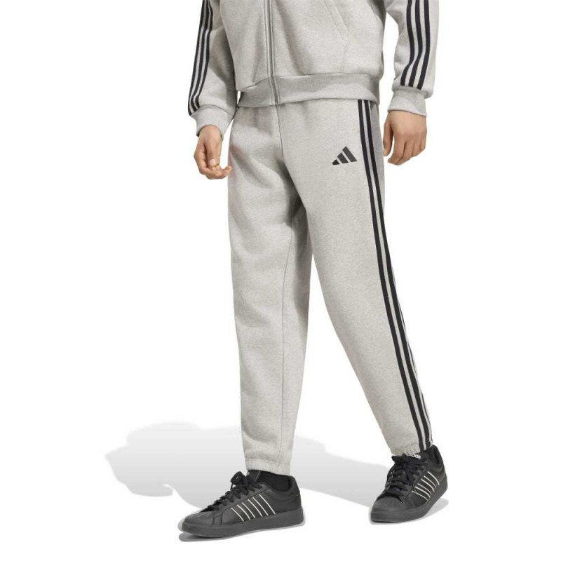 Adidas Essentials 3-Stripes Fleece Tapered Cuffed Pants (KY4127)