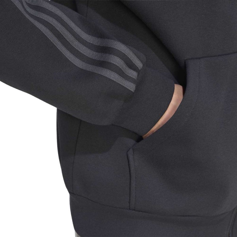 Adidas Essentials 3-Stripes Fleece Full-Zip Hoodie (KY4140)