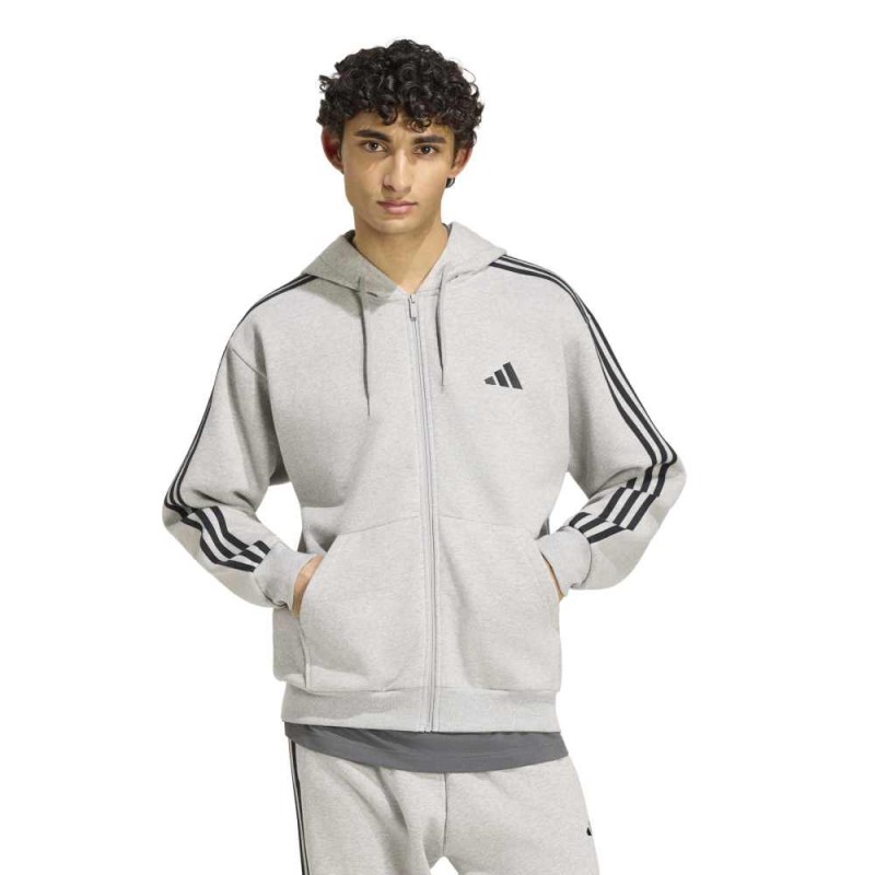 Adidas Essentials 3-Stripes Fleece Tapered Cuffed Pants (KY4141)