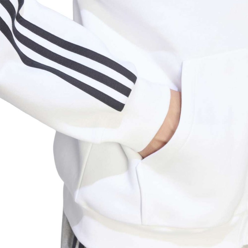 Adidas Essentials 3-Stripes Fleece Full-Zip Hoodie (KY4146)