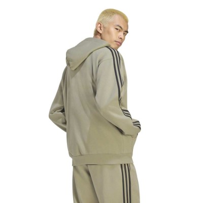 Adidas Essentials 3-Stripes Fleece Full-Zip Hoodie (KY4147)