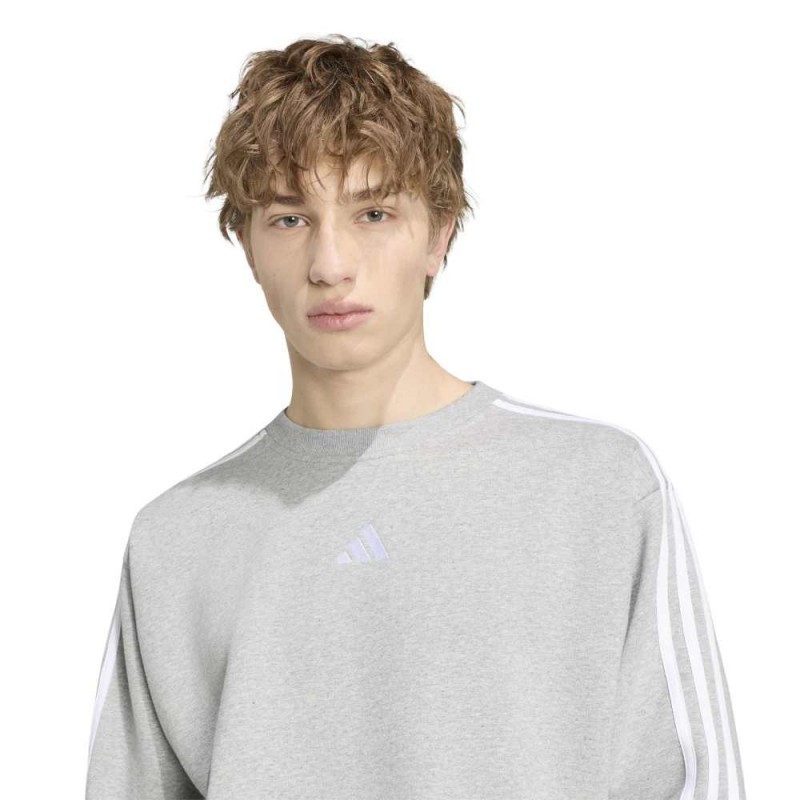 Adidas Essentials 3-Stripes Fleece Sweatshirt (KY4158)
