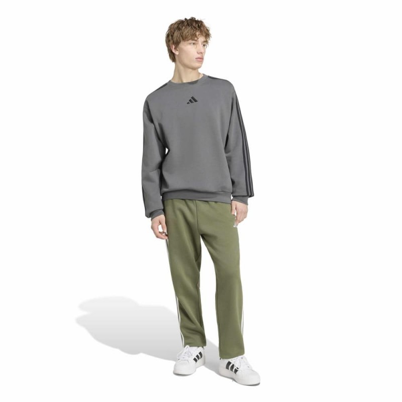 Adidas Essentials 3-Stripes Fleece Sweatshirt (KY4159)