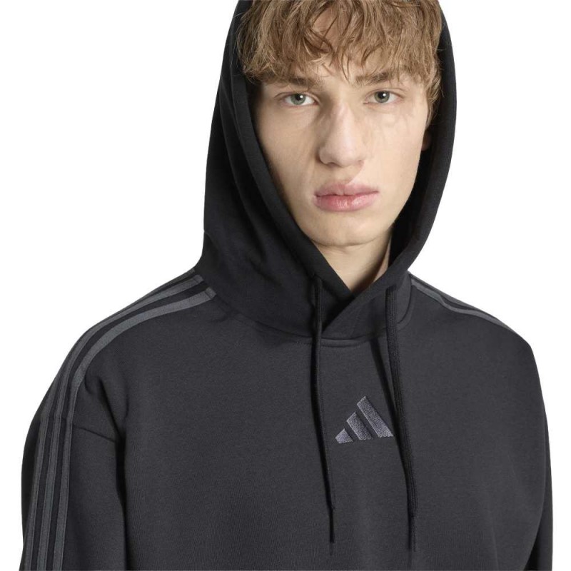 Adidas Essentials 3-Stripes Fleece Hoodie (KY4165)