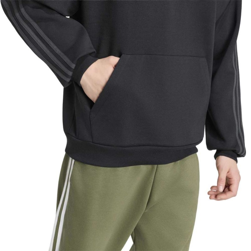 Adidas Essentials 3-Stripes Fleece Hoodie (KY4165)