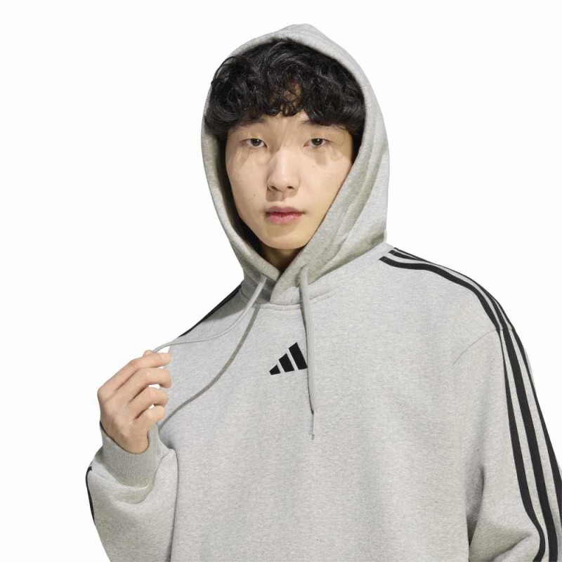 Adidas Essentials 3-Stripes Fleece Hoodie (KY4166)