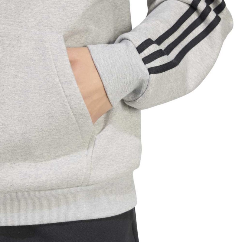 Adidas Essentials 3-Stripes Fleece Hoodie (KY4166)