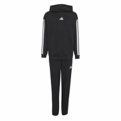 Adidas BOYS 3 STRIPES ESSENTIALS FLEECE TRACKSUIT (KY5496)