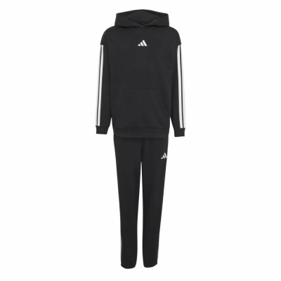 Adidas BOYS 3 STRIPES ESSENTIALS FLEECE TRACKSUIT (KY5496)