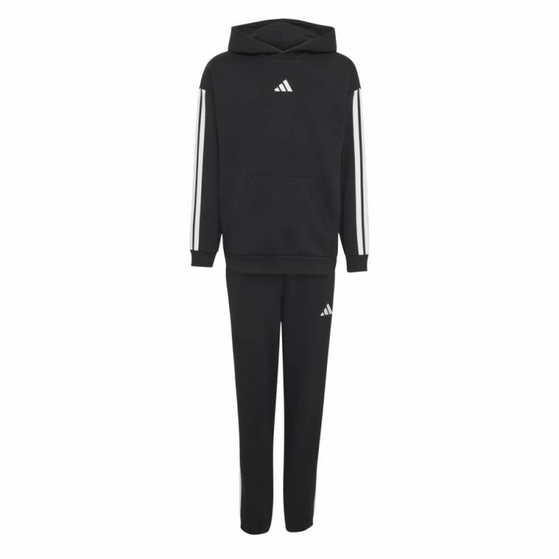 Adidas BOYS 3 STRIPES ESSENTIALS FLEECE TRACKSUIT (KY5496)