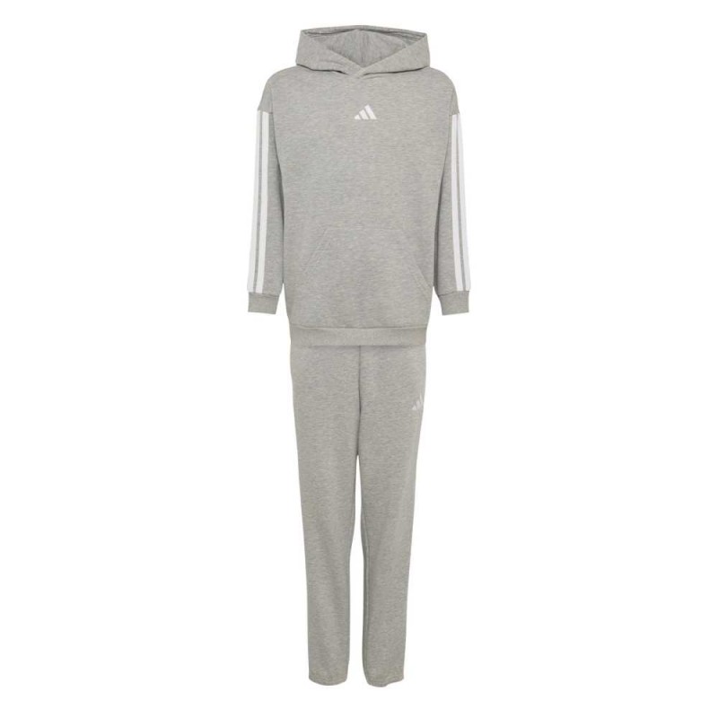 Adidas BOYS 3 STRIPES ESSENTIALS FLEECE TRACKSUIT (KY5497)