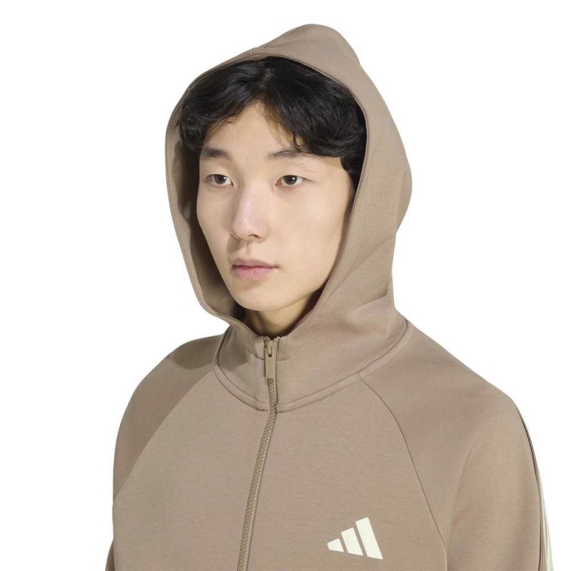 Adidas Stadium 3-Stripes Full-Zip Hoodie (KY6995)