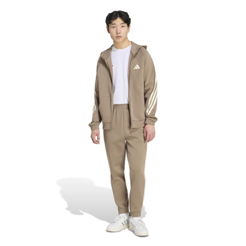 Adidas Stadium 3-Stripes Full-Zip Hoodie (KY6995)