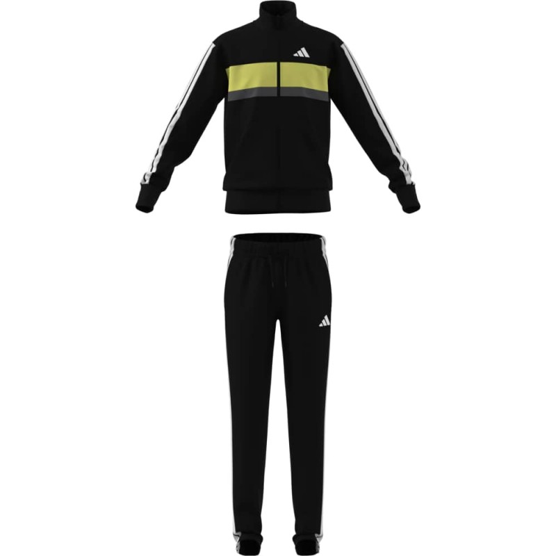 Adidas SEASONAL ESSENTIALS TIBERIO 3 STRIPES TRICOT TRACKSUIT (KZ0107)
