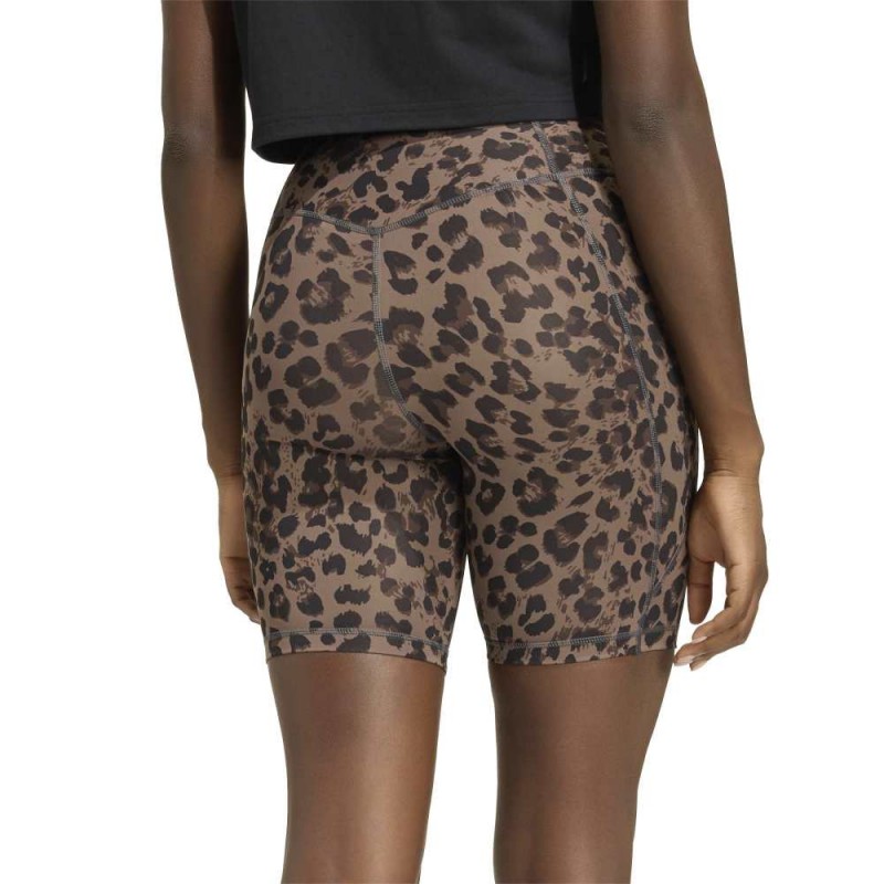 Adidas Optime Essentials Workout Leopard Short Leggings (KZ2519)