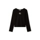 Calvin Klein MONOLOGO RIB LS T-SHIRT (LVCKFJB06G BEH) Calvin Klein MONOLOGO RIB LS T-SHIRT (LVCKFJB06G BEH)