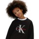Calvin Klein MONOLOGO EMBRO CN SWEATSHIRT (LVCKFJB09G BEH)