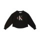 Calvin Klein MONOLOGO EMBRO CN SWEATSHIRT (LVCKFJB09G BEH)