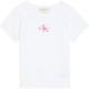 Calvin Klein MONOLOGO RIB BABY TEE (LVCKSJB11G YAF)
