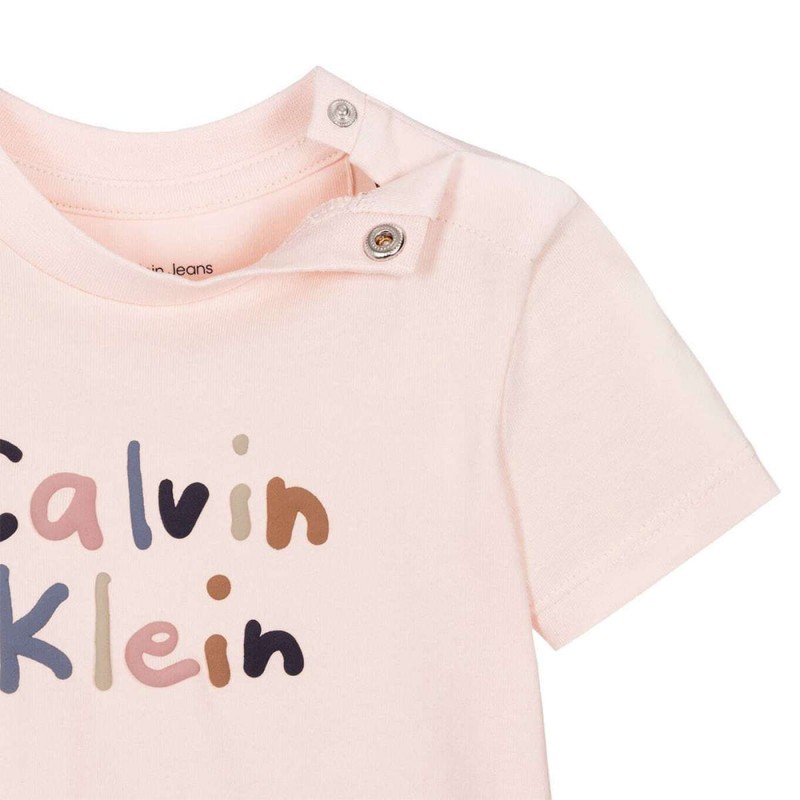 Calvin Klein 2Pc Knit Short Set (LVCKSJI11B TEV)